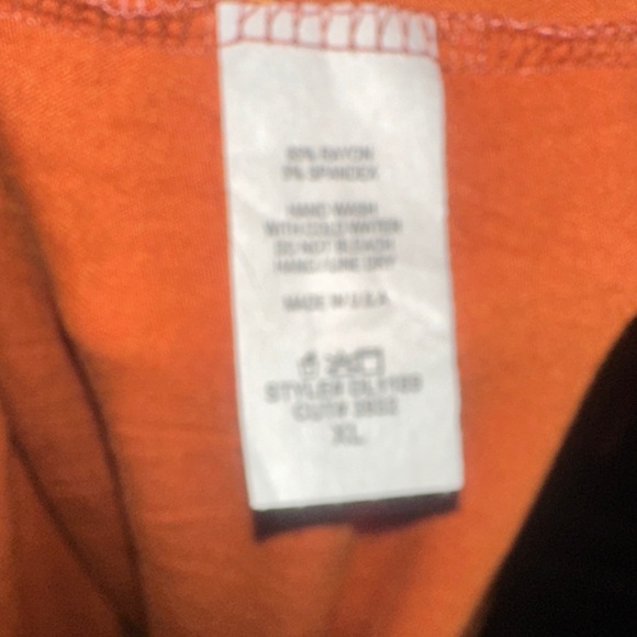 Bonbon XL Chic Long Sleeve Orange Dress - Picture 4 of 4